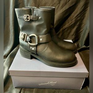 Universal Thread Connor Harness Buckle Ankle Boots